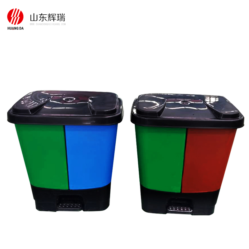 新品推出：家用分類(lèi)垃圾桶，聚乙烯環(huán)保垃圾桶40升